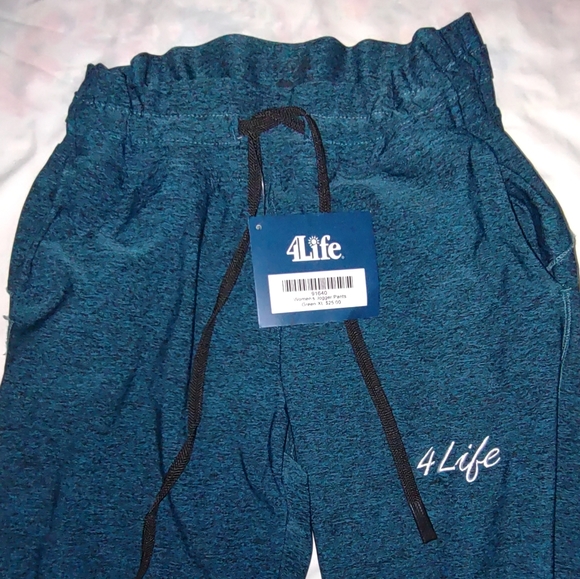 Women's jogger pants green -XL - Picture 4 of 6